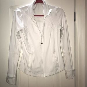 Lululemon White Define zip-up jacket